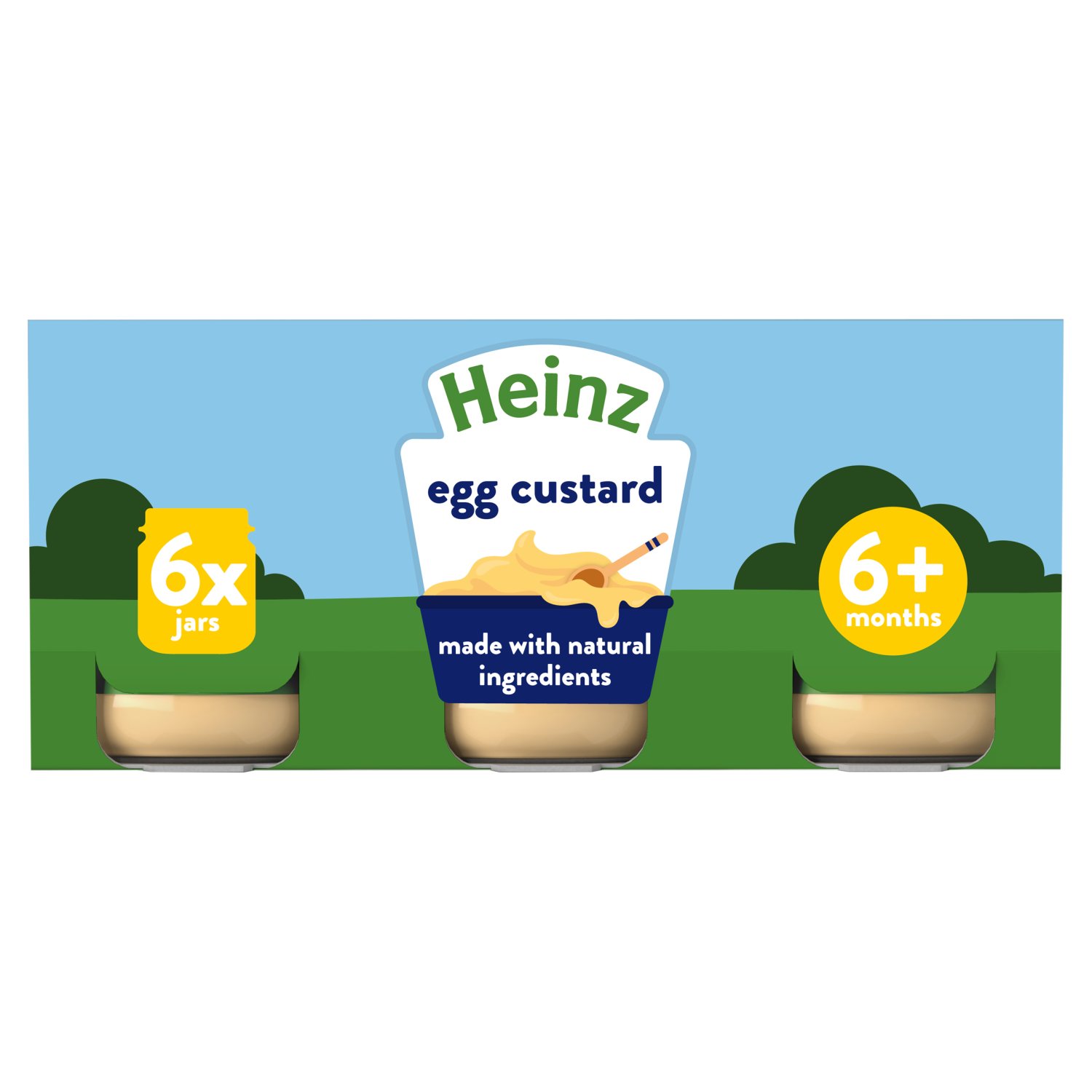 Heinz Egg Custard Rice 6 Pack (120 g)