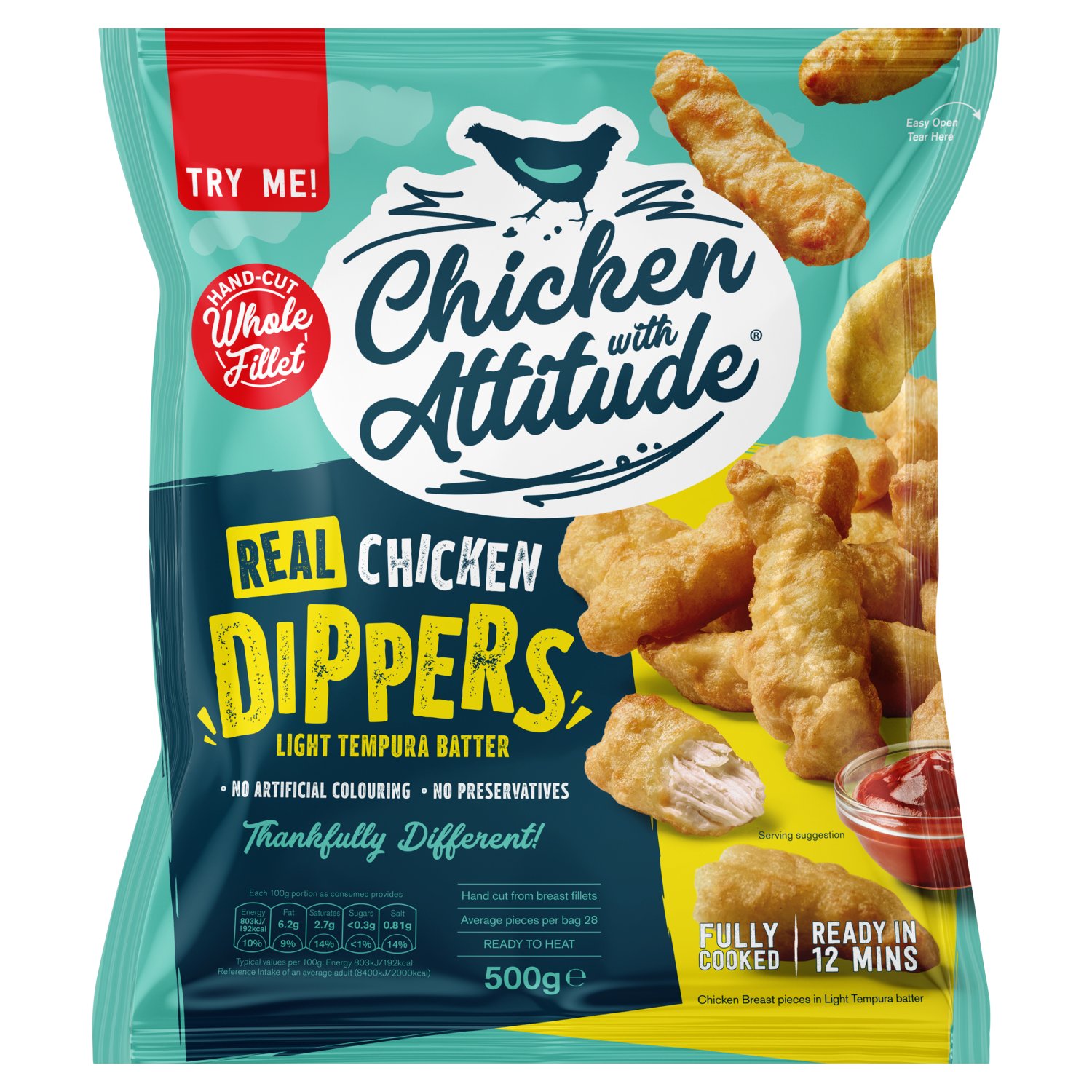 Chicken with Attitude Tempura Chicken Dippers (500 g)