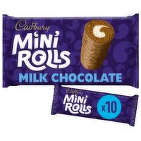 Cadbury Chocolate Mini Rolls 10 Pack (265 g)