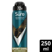 Sure For Men Antiperspirant Sport Cool Nonstop (250 ml)