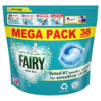 Fairy Non Bio Pods 38 Wash Mega Pack (38 Piece)