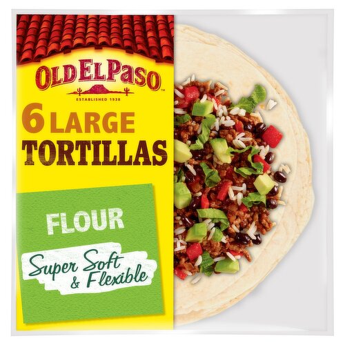 Old El Paso Flour Tortilla Wraps 6 Pack (350 g)