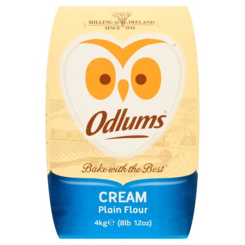 Odlums Cream Plain Flour (4 kg)