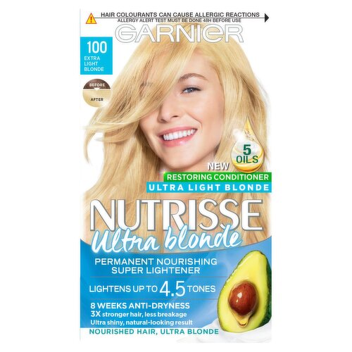 Garnier Nutrisse Crème Permanent Nourishing Ultra Light Blonde Hair Colour (1 Piece)