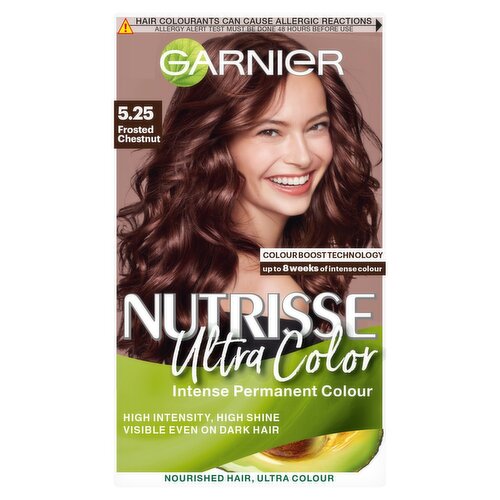 Garnier Nutrisse Crème Permanent Nourishing Frosted Chestnut Hair Colour (1 Piece)