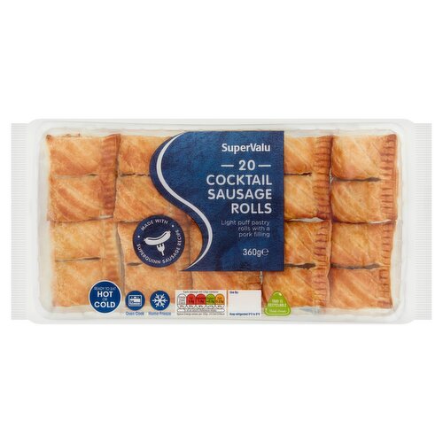 SuperValu Cocktail Sausage Rolls 20 Pack (360 g)