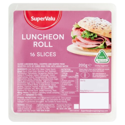 SuperValu Luncheon Roll Slices (200 g)