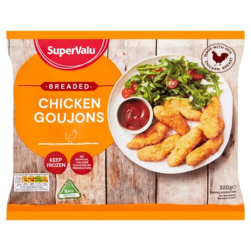 SuperValu Plain Breaded Goujons (320 g)