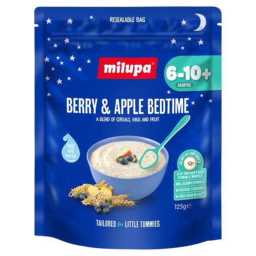 Milupa Apple & Berry Bedtime 6-10+ Months (125 g)