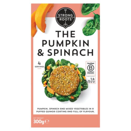 Strong Roots Spinach & Pumpkin Burger (306 g)