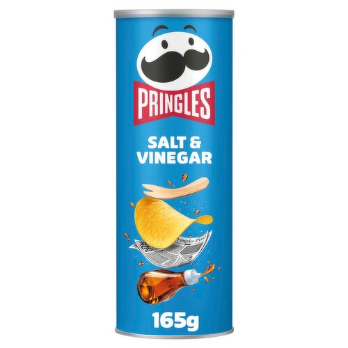 Pringles Salt & Vinegar Crisps (165 g)