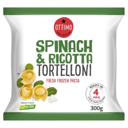 Green Isle Ottimo Spinach & Ricotta Tortelloni (300 g)