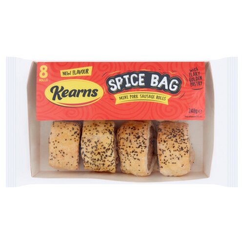 Kearns Spice Bag Mini Pork Sausage Rolls 8 Rolls (248 g)