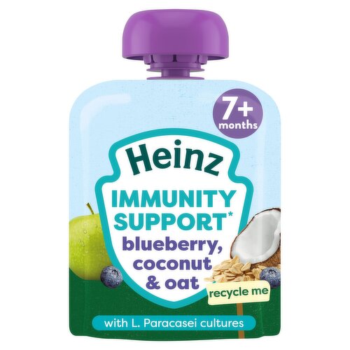 Heinz Immunity Support Blueberry Coconut & Oat Fruit Pouch 7+Months (85 g)