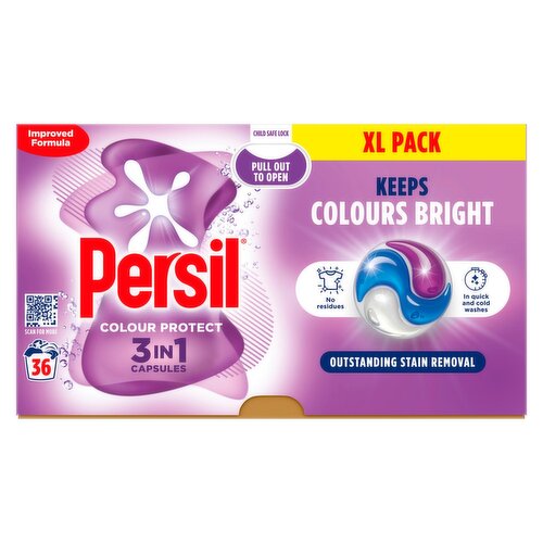 Persil Colour 3 in 1 Capsules Washing Detergent 36 Wash  (36 Piece)