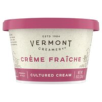 Vermont Creamery Crème Fraîche French-Style Cultured Cream, 8 oz