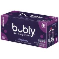 Bubly Sparkling Water Blackberry 12 Fl Oz, 8 Count