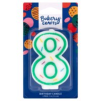 Bakery Crafts 3 in 8 Birthday Candle