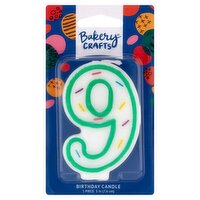 Bakery Crafts 3 in 9 Birthday Candle