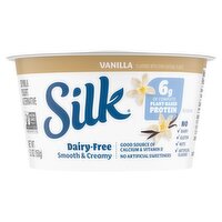 Silk Dairy-Free Smooth & Creamy Vanilla Soymilk Yogurt Alternative, 5.3 oz