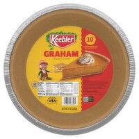 Keebler Ready Crust 10 Inch Size Graham Pie Crust, 9 oz