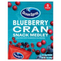 Ocean Spray Blueberry Cran Snack Medley, 1 oz, 5 count