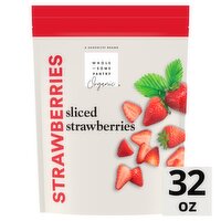 Wholesome Pantry Organic Sliced Strawberries, 32 oz