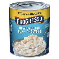 Progresso Rich & Hearty New England Clam Chowder Soup, 18.5 oz