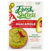 Concord Fresh Success Extra Spicy Guacamole Seasoning Mix, 1.2 oz