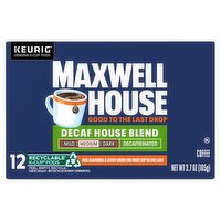 Maxwell House Decaf House Blend K-Cup® Coffee Pods, 12 ct Box