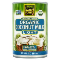 Native Forest Unsweetened Light Organic Coconut Milk, 13.5 fl oz