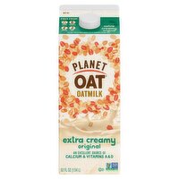 Planet Oat Extra Creamy Original Oatmilk, 52 fl oz