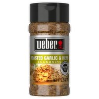 Weber Roasted Garlic & Herb Seasoning, 2.75 oz