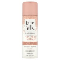 Pure Silk Vanilla Shea Butter Spa Therapy Shave Cream, 7.25 oz