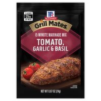 McCormick Grill Mates Tomato, Garlic & Basil Marinade Mix, 0.87 oz