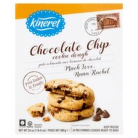 Kineret Chocolate Chip Cookie Dough, 24 count, 24 oz