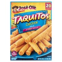 José Olé Chicken Pollo in Corn Tortillas Taquitos, 20 count, 20 oz