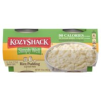 Kozy Shack Simply Well Gluten Free Rice Pudding Snack Cups, 4 oz, 4 ct