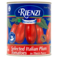 Rienzi Selected Italian Plum Tomatoes in Thick Puree, 28 oz