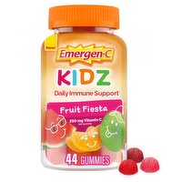 Emergen-C Kidz Fruit Fiesta Dietary Supplement, 250 mg, 44 count