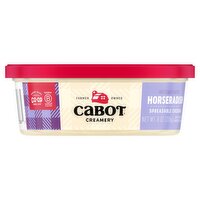 Cabot Creamery Horseradish Spreadable Cheddar Cheese, 8 oz