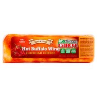 Cabot Extra Spicy Hot Buffalo Wing Cheddar Cheese, 8 oz