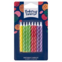 Bakery Crafts Birthday Candles, 24 count