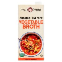 Brad's Organic Fat Free Vegetable Broth, 32 fl oz