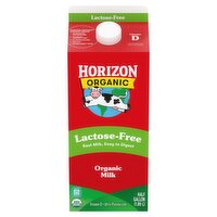 Horizon Organic Lactose-Free Organic Milk, half gallon