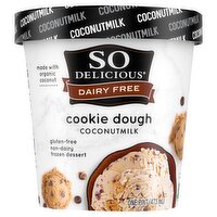 So Delicious Dairy Free Cookie Dough Coconutmilk Non-Dairy Frozen Dessert, one pint