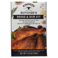 Kinder's Butcher's Brine and Rub Kit, 11.25 oz