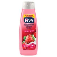 Alberto VO5 Strawberries & Cream with Soy Milk Moisturizing Conditioner, 15 fl oz