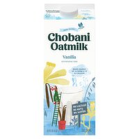 Chobani Vanilla Non-Dairy Oatmilk Oat Drink, 52 fl oz