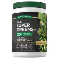 Nature's Truth Daily Super Greens+ Dietary Supplement, 9.88 oz